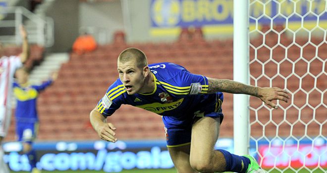 James Collins: Still celebrating his four-goal haul against Portsmouth