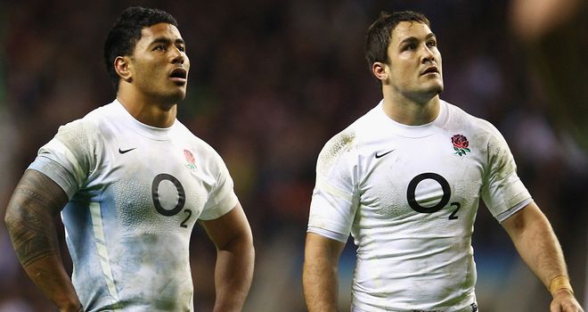 Brad Barritt, right, will be without his usual centre partner Manu Tuilagi against Scotland