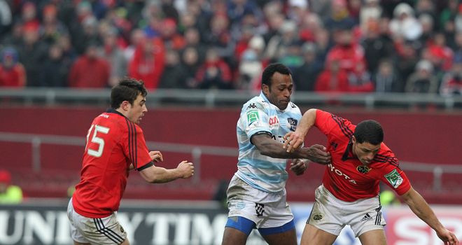 Match action from Munster's win over Racing Metro