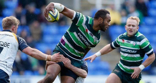 Sailosi Tagicakibau on the charge for London Irish