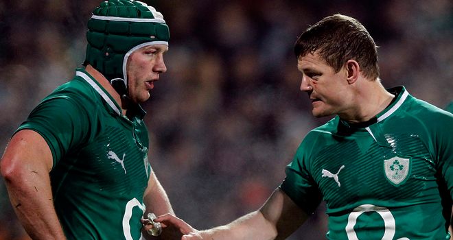 Sean O'Brien and Brian O'Driscoll will return to the Ireland side for the Millennium Stadium clash with Wales