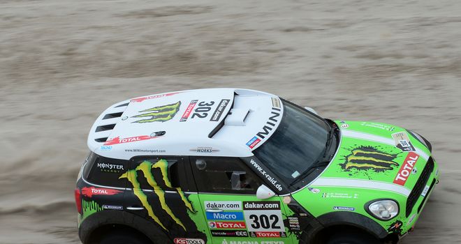 Stephane Peterhansel: Consolidated his lead in the Dakar Rally