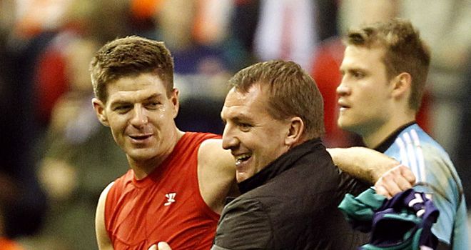 Steven Gerrard backing Brendan Rodgers to succeed