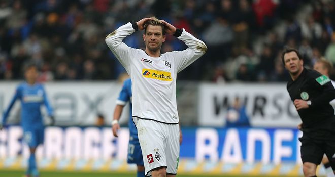 Thorben Marx rues a missed chance during the 0-0 draw