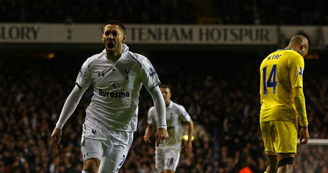 Clint Dempsey: Scored a brace to help Spurs past Coventry