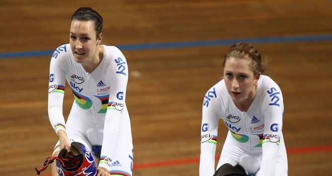 Dani King (L) and Laura Trott: Excited for a fresh challenge on the road in 2013