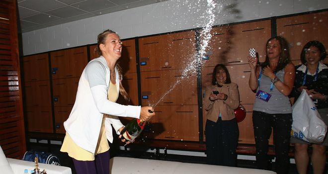 Victoria Azarenka: Overcame hostile reception to win second straight title