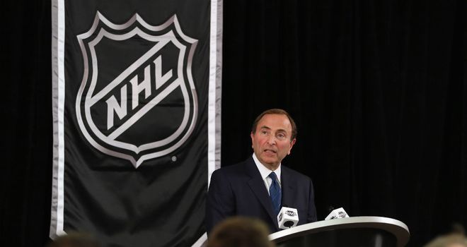 NHL commissioner Gary Bettman will finally have some games to watch on Saturday
