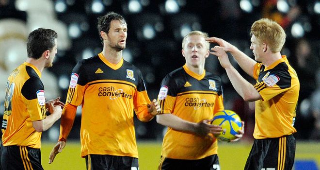 Nick Proschwitz: Late equaliser for Hull against Orient