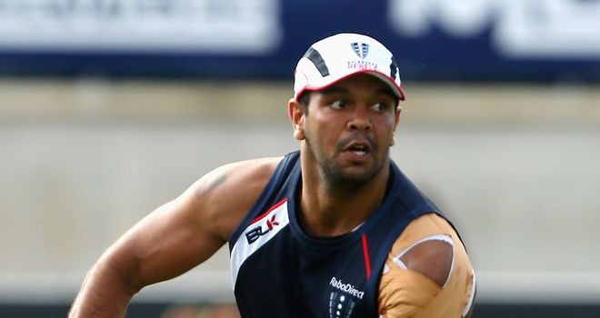 Kurtley Beale: took part in a cross-code training session with the Melbourne Storm