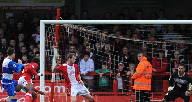 Adam Le Fondre: Scores Reading's equaliser en route to 3-1 win at Crawley