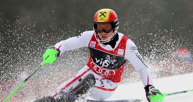 Marcel Hirscher: Set a record with his ninth successive podium