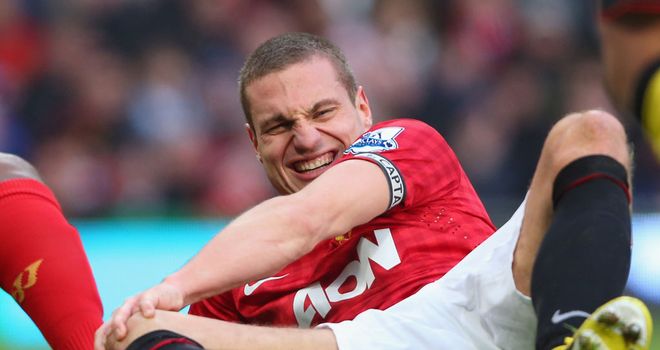 Nemanja Vidic: No fresh knee concern despite taking knock against Liverpool