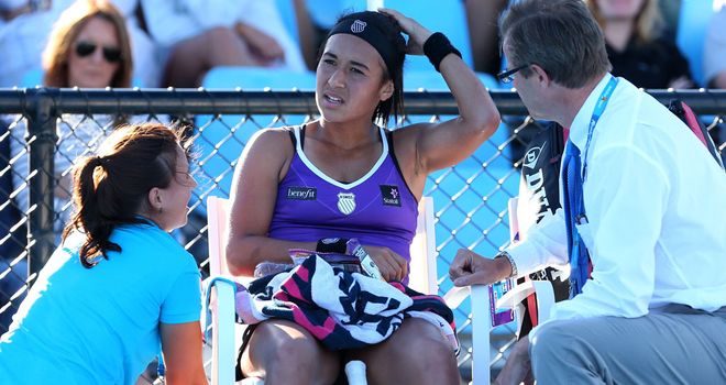 Heather Watson: Capitalised on a lengthy timeout to win through