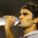 Federer needed a drink after that.