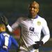 El-Hadji Diouf celebrates scoring from the penalty spot in Leeds victory at Birmingham