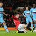 Wayne Rooney returns to the starting line-up and makes an instant impact by sliding in to score this early goal