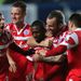 Shaun Wright-Phillips celebrates after netting the only goal in QPR's 1-0 victory over Chelsea