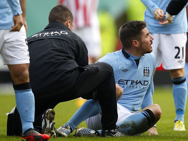 Javi Garcia was floored by Whelan's challenge