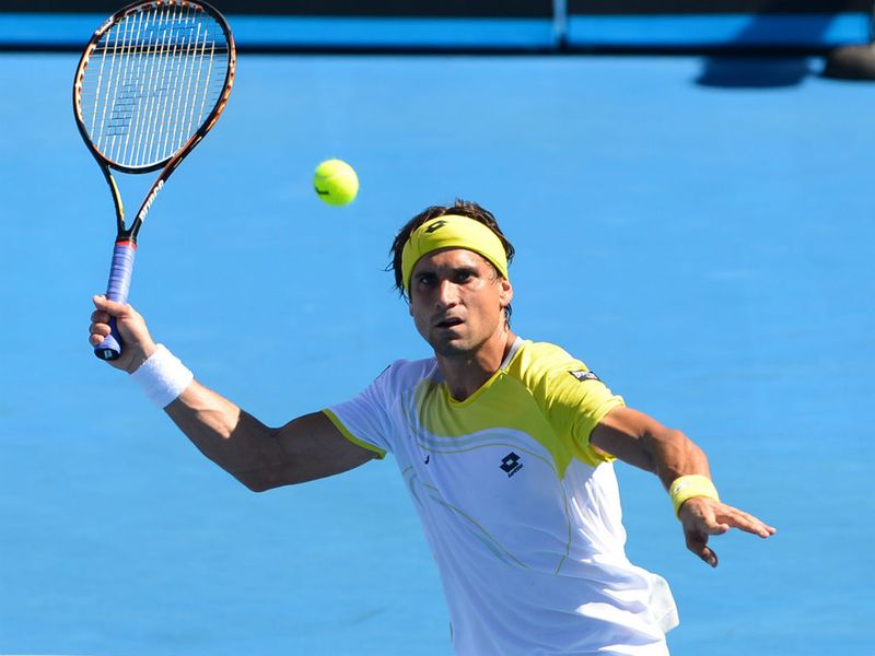 David Ferrer joined the Serb in round three.