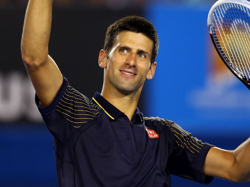 Defending champion Novak Djokovic cruised through.