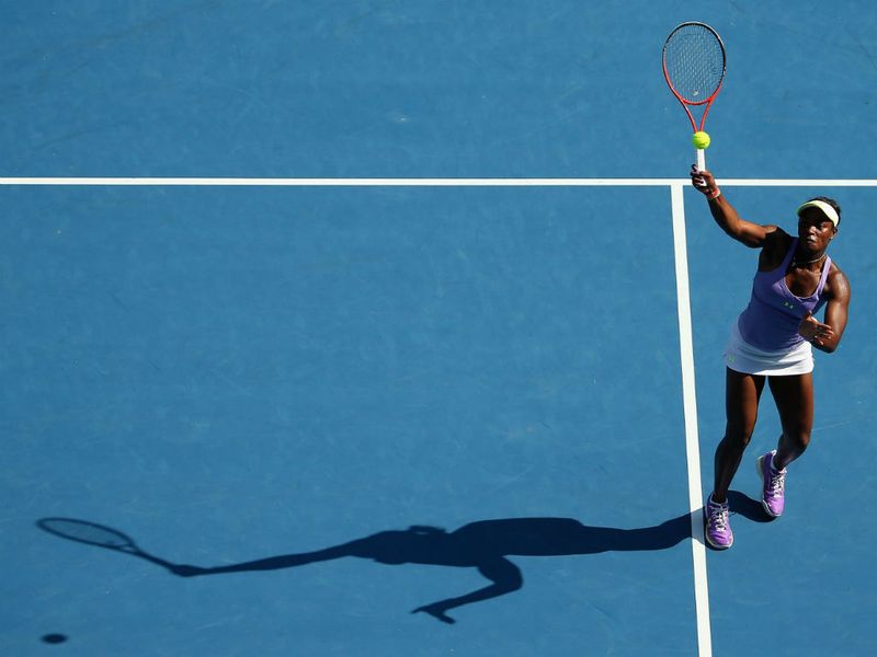 ... however the American came out on top in three sets
