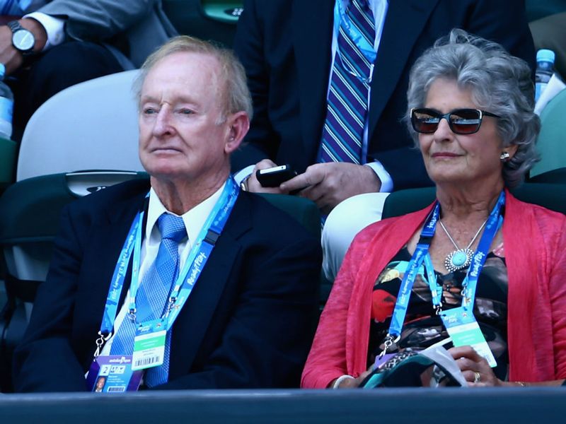 ... As does the legendary Rod Laver