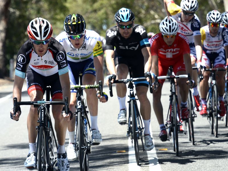 Rebuilding after injury, Andy Schleck was happy to work on the front