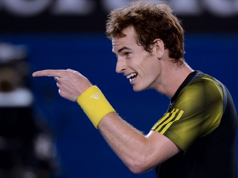He was quickly pointing the way again by taking the third set 6-3.