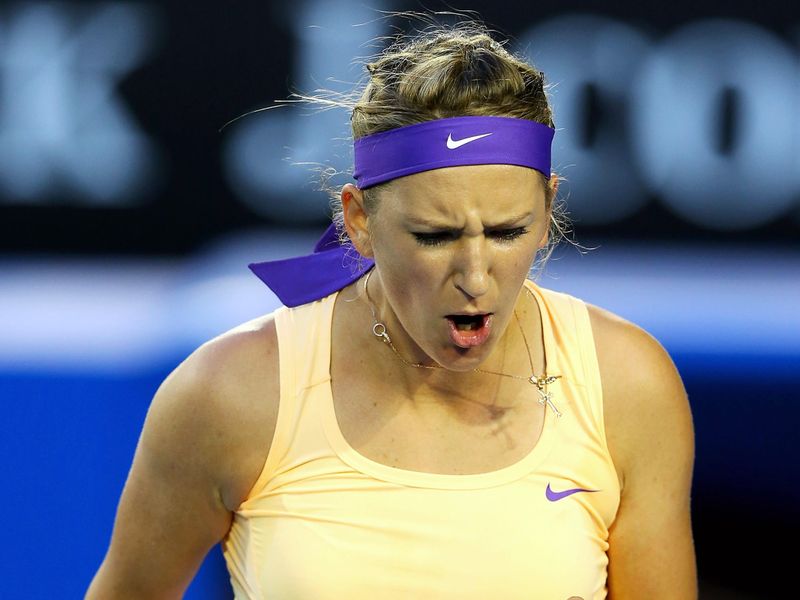 Defending champion Azarenka looked rattled in the early stages