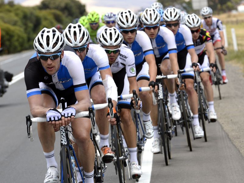 Slagter's Blanco squad eventually increased the pace on the run-up to Willunga Hill