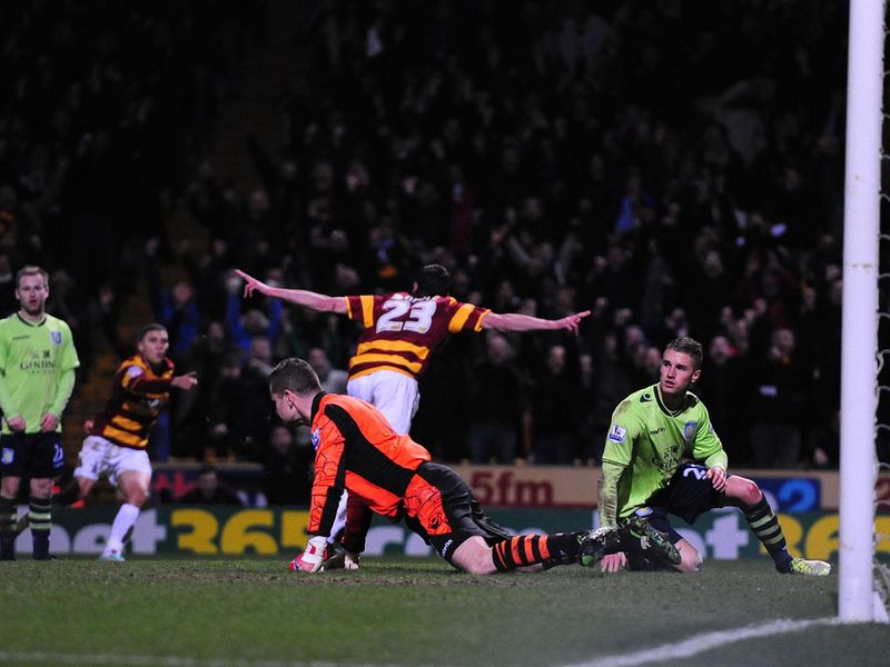 The Bantams were in dreamland as Rory McArdle doubled their lead with a superb header