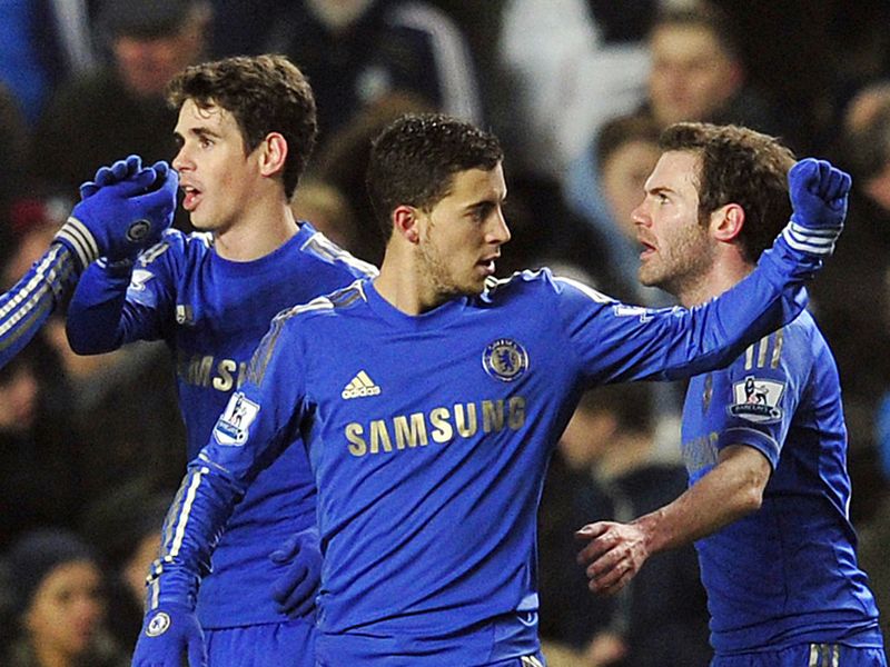 Chelsea are well on course for all three points as Eden Hazard doubles their advantage