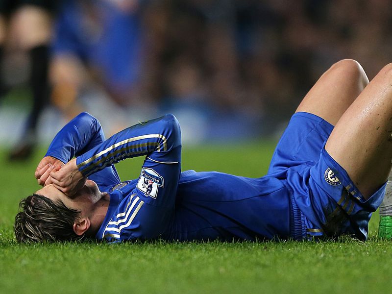 Torres showed his frustrations as Chelsea struggled to find a way back into the game