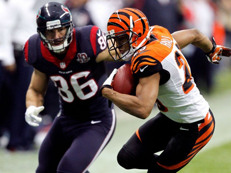 And despite their offense struggling, the Bengals remained in the hunt thanks to Leon Hall returning an interception to the end zone