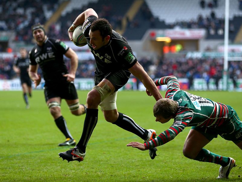 Joe Bearman: Notched a try as Ospreys and Leicester drew 15-15 in Pool 2 at the Liberty Stadium