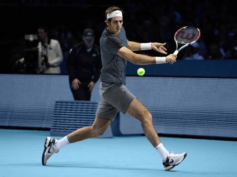 Juan Martin Del Potro wears Nike's Rib Crest Crew