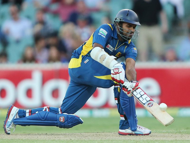 Lahiru Thirimanne made an unbeaten 102 as Sri Lanka won by eight wickets.
