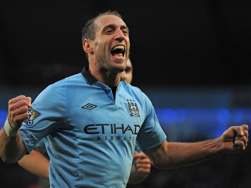 Pablo Zabaleta set Manchester City on their way to a 3-0 victory over Stoke