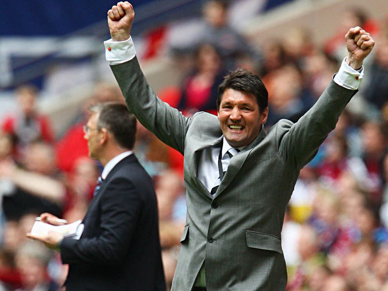 Their faith was repaid the following season as The Iron went to Wembley twice. First in the Football League trophy, narrowly losing to Luton in extra-time.