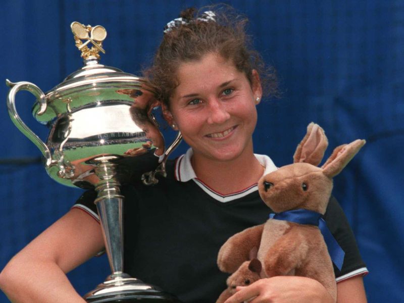 Monica Seles: A four-time champion at the Australian Open, winning three times consecutively
