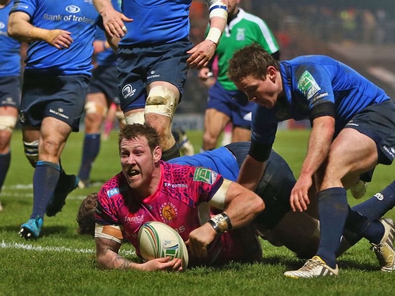 Neil Clark: Touchdowned a first-half score at Sandy Park for Exeter in the defeat