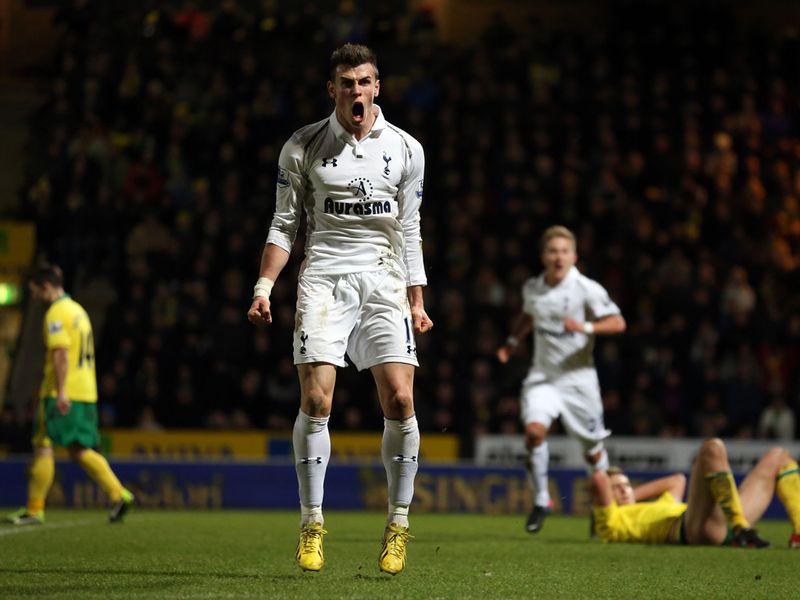 Gareth Bale left it late to rescue a point for Tottenham in their encounter at Norwich