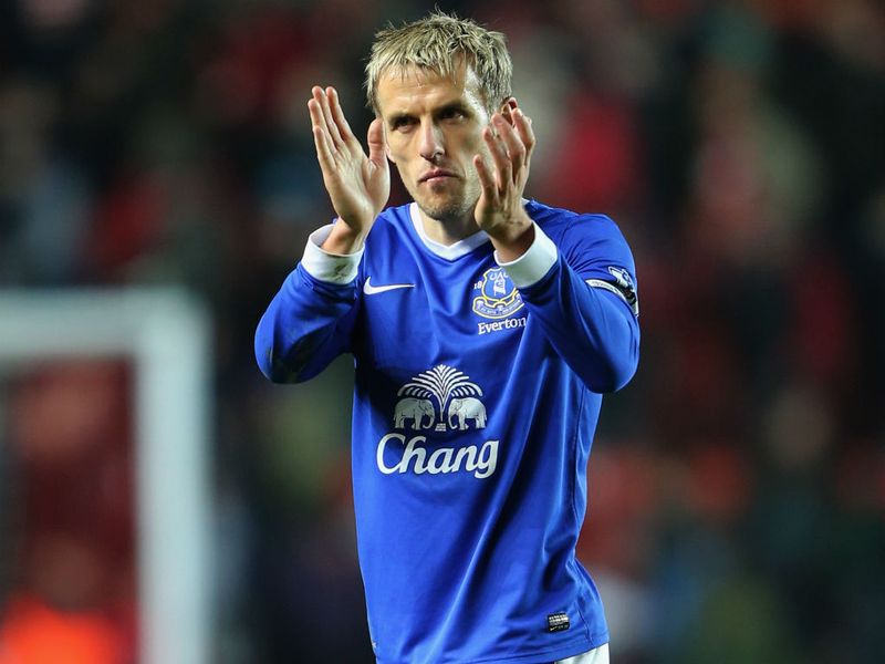 Everton and Phil Neville had to settle for a point after failing to produce one of their better performances