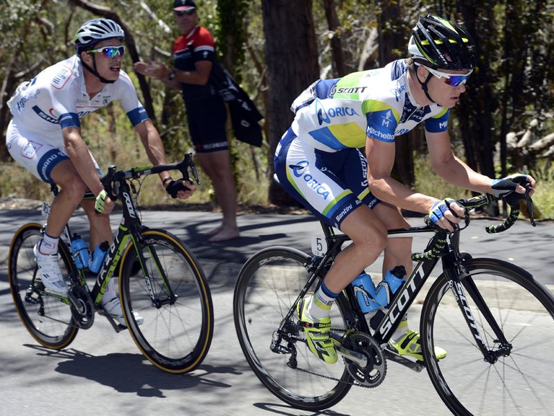 After a flurry of early attacks it was Simon Clarke and William Clarke who ended up in the break