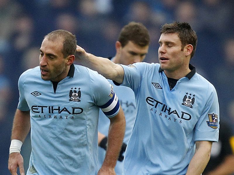 With a replay looking likely, Pablo Zabaleta scores a late goal to send the visitors into the fifth round