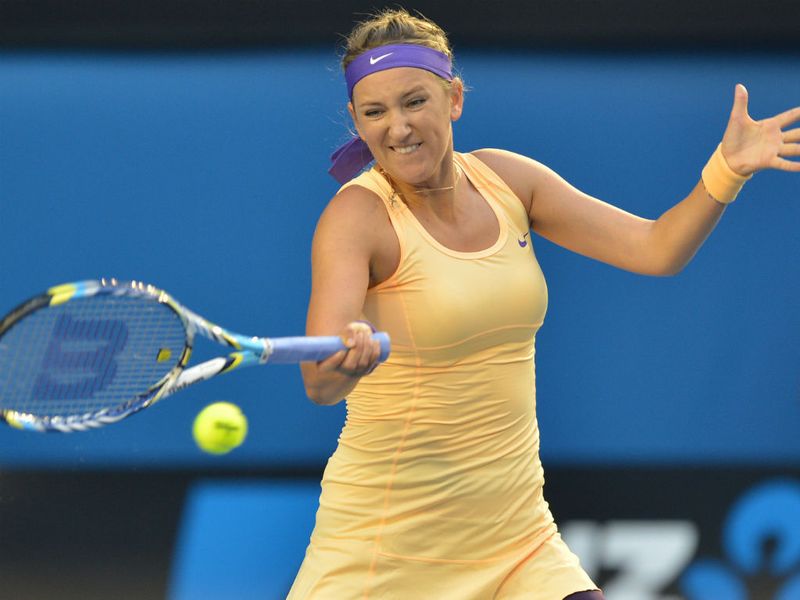 Azarenka came out all guns blazing at the start of the second set