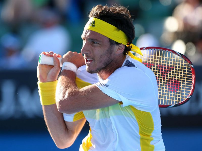 Juan Monaco was the first big-name casualty as the number 11 seed crashed out in straights to Russia's Andrey Kuznetsov.