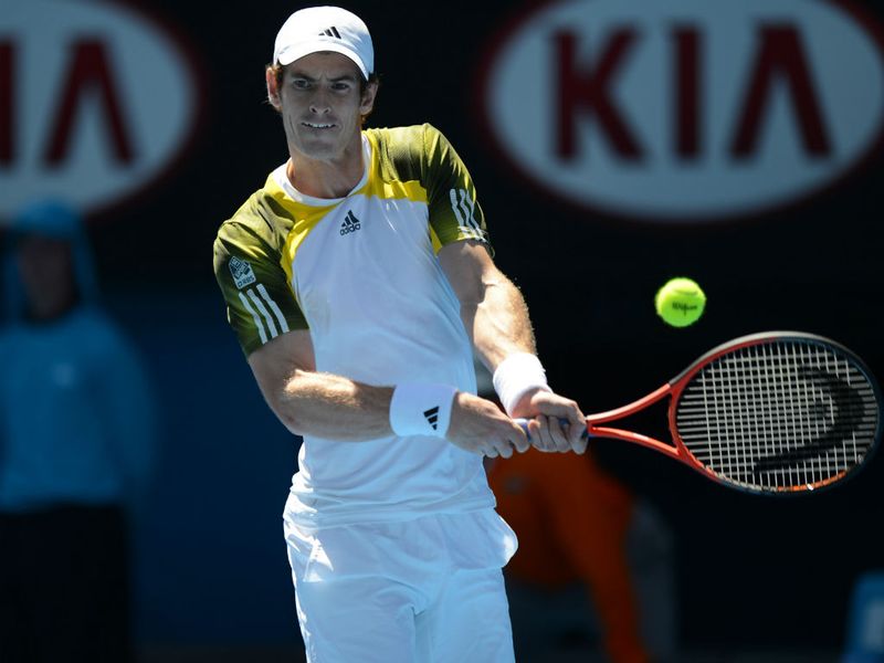 Andy Murray looked to secure his spot in the fourth round.