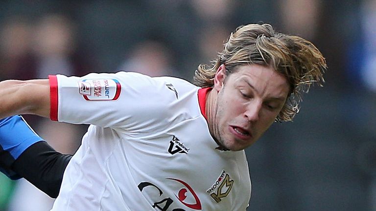 Alan Smith: Sent off after a clash with Rory Delap